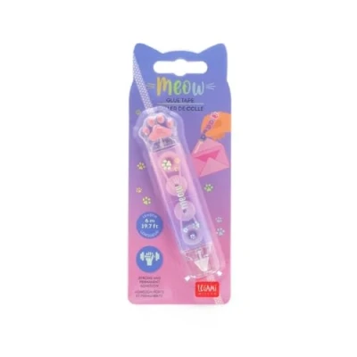Image of LEGAMI Meow Tape Glue, Paw Shape, Sticks in Seconds and Precise, 2 x 10 cm