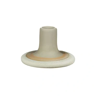 Image of Sass &amp; Belle Mojave Glaze Grey Candle Holder