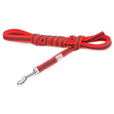 Image of Color &amp; Gray Super Grip Leash with Handle, 14 mm x 5 m, Red