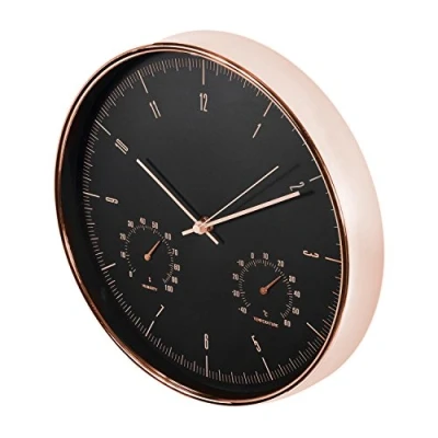 Image of Maclean Wall Clock, Rose Gold
