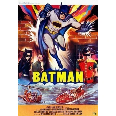 Image of Batman Adam West Classic TV Movie Poster Various Sizes (A3 Size 29 x 42 cms)