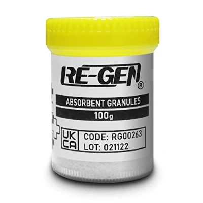 Image of RE GEN 100g Container Tub, Body Waste Fluid Urine Vomit Sick Liquid Clean Up Highly Absorbent Granules