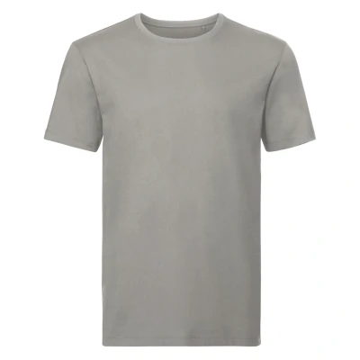 Image of Russell Athletic Mens Authentic Pure Organic T Shirt (Stone) Size X Small