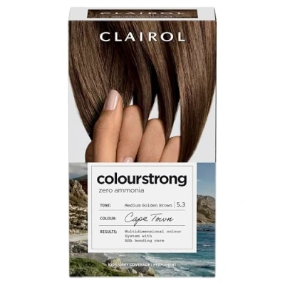 Image of CLAIROL COLOUR STRONG PERMANENT HAIR DYE 5.3 MEDIUM GOLDEN BROWN