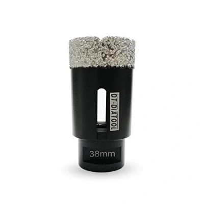 Image of DT DIATOOL Diamond Drill Bit 38mm Hole Saw for Dry Drilling Tile Porcelain Marble Ceramic Granite 75mm Length
