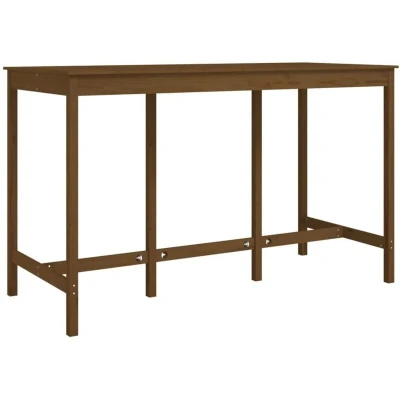 Image of vidaXL Bar Table Honey Brown 180x80x110 cm Solid Wood Pine