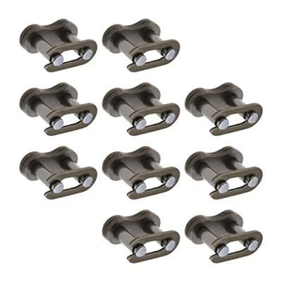 Image of Be In Your Mind 10PCS 25H Chain Master Link Connecting Steel Roller Links Replacement Repair Parts for Motorcycle