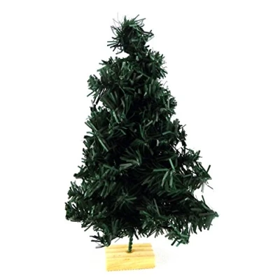 Image of Melody Jane Dolls House Christmas Fir Tree 7 Inch Miniature Garden Living Room 1:12