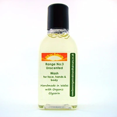 Image of Unscented Wash Hand &amp; Body Wash, Shower Gel, Liquid Soap, Handmade. Vegan. Natural Skin Care (Unscented 25 ml)