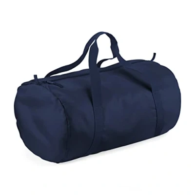 Image of BagBase BG150 Packaway Barrel Bag French Navy/French Navy