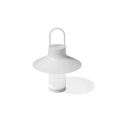 Image of LOOM DESIGN LED table lamp Shadow Large, white, IP65