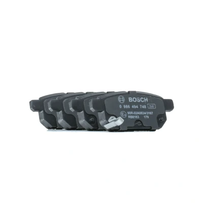 Image of 5580052R00, 5580052R01, 5580061M00, 5580061M00000, 5580061M02 Brake pad set BOSCH 0 986 494 748 SUZUKI: SX4 II S Cross, SWIFT 5, Vitara IV Off Road