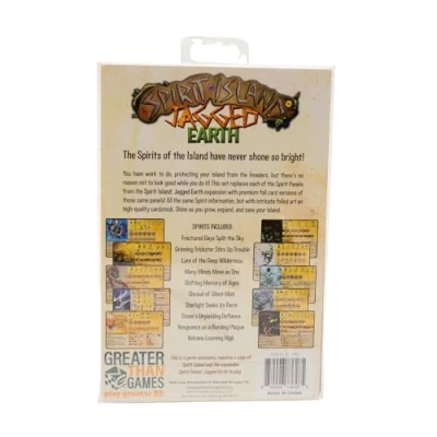 Image of Greater Than Games Spirit Island: Jagged Earth Foil Panels Cooperative Strategy Board Game Accessory Premium Component Upgrade