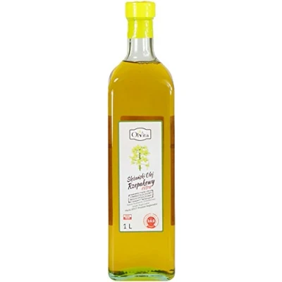 Image of Raw Canola / Rapeseed Oil, Unrefined, Cold Pressed and Crude Ol’Vita (1000 ml)