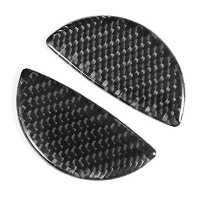 Image of Door Handle Sticker, 2pcs Carbon Fiber Cover Interior Sticker Trim Fit for Cooper R55/R56/R60