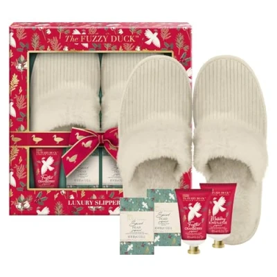 Image of Baylis &amp; Harding The Fuzzy Duck Winter Wonderland Luxury Slipper Gift Set (Pack of 1) Vegan Friendly