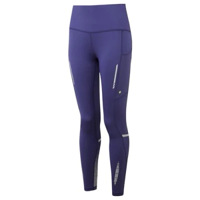 Image of Ronhill Running, Wmn&#039;s Tech Reflect Tight, Deep Ocean/Reflect, 16
