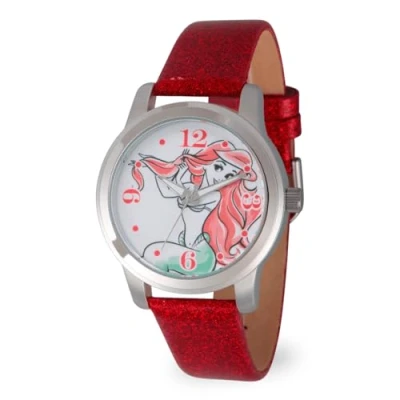 Image of Disney Women Analog Quartz Watch with Faux Leather Strap WDS000076