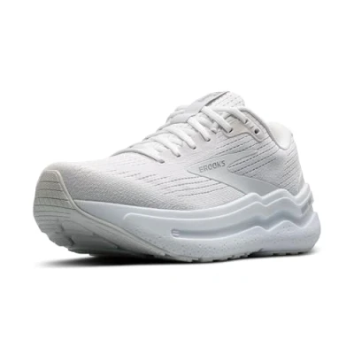 Image of Brooks Men’s Ghost Max 2 Neutral Running &amp; Walking Shoe, Bright White/Bright White, 9 UK