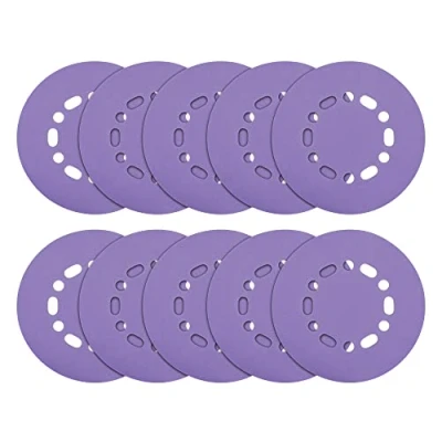 Image of Trend Aluminium Oxide 150mm Random Orbit 120 Grit Abrasive Sanding Discs, AB/150/120A, Pack of 10