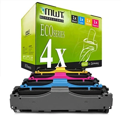Image of 4x MWT Toner for Canon MF735Cdw MF732Cdw MF731Cdw MF734Cdw LBP653Cdw LBP654Cx MF735Cx MF735Cdwt MF733Cdw LBP654Cdw replaces 046H BK CMY Set