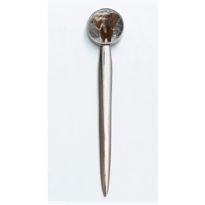 Image of Elephant Design On A Lovely Polished Letter Opener Ideal Birthday Gift Comes Boxed N109