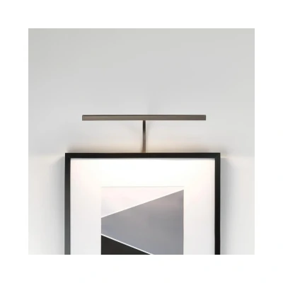 Image of Mondrian 400 Frame Mounted LED Bronze Picture Light Astro