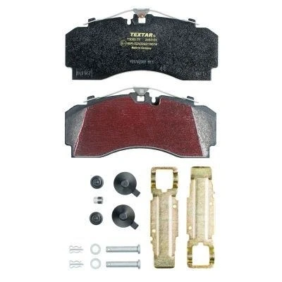 Image of 1390428, 1521979, 1527633, 1734529, 1856108 Brake pad set TEXTAR 2933101 prepared for wear indicator with accessories