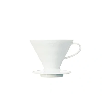Image of Ceramic coffee dripper Hario V60 02 White