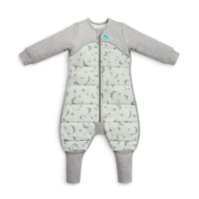 Image of Love To Dream Quilted Cotton Sleep Suit with Legs, 4 Years, Ideal for 16 20C, Long Sleeve Baby Suit, Super Soft, Temperature Regulating Toddler Sleeping Bag, Wearable Blanket, Olive