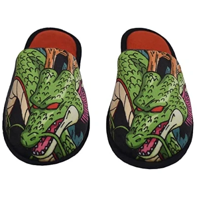 Image of CYPBRANDS Zp 0140 db Dragon Ball Open House Slippers, Shenron Design, Soft, Size 40/41, Multi Colour, Official Product (CyP Brands), EU
