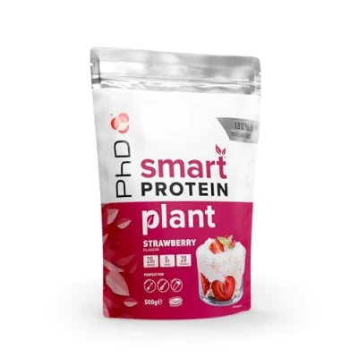 Image of Phd Smart Plant, High Protein Vegan Shake, Ideal for Shakes, Baking and Deserts, Eton Mess Flavour, 20 Servings per 500 g Bag