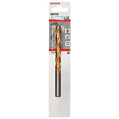 Image of Bosch 2608596751 HSS TiN DIN 338 Metal Drill Bits