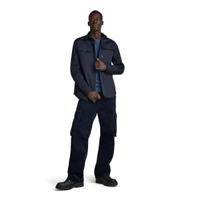 Image of G STAR RAW Men&#039;s CPO Regular Shirt, Blue (salute D23583 C900 C742), XL