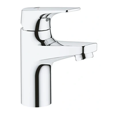 Image of GROHE Bauflow Single Lever Basin, S Size A Water Saving Tap In Chrome Finish 23752000