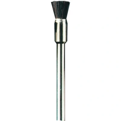 Image of Dremel 405 Bristle Brush Accessory Set, 3 Brushes (3.2 mm) for Cleaning Flat Surfaces or Grooves in Plastic and Steel Materials