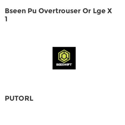 Image of Bseen PU Overtrouser Large