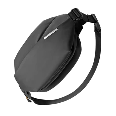 Image of Inateck Compact Bum Bag 3L, Stylish Sling Men Women Waterproof Chest Bags Shoulder Crossbody for Everyday Travel Hiking, Black, Casual