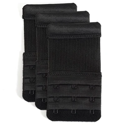Image of YARBAR Bra Extender 3 Hook Stretchy Strap Extension Soft Comfortable Pack of