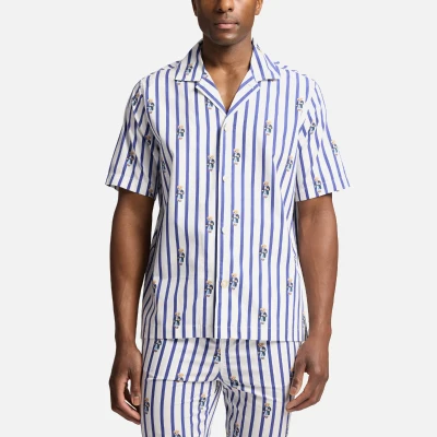 Image of Polo Ralph Lauren Woven Cotton Short Sleeve Bear Pyjama Set XL