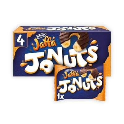 Image of McVitie&#039;s Jaffa Cakes Original Jonuts, 4 Jonuts (Pack of 1)