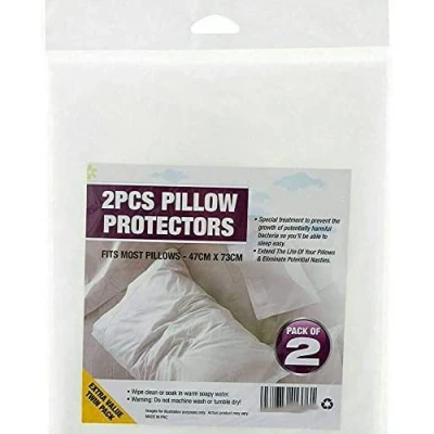 Image of Waterproof Mattress Protector Matress Fitted Wet Sheet Nursery Bedding Cover New (2Pc Pillow Protectors)
