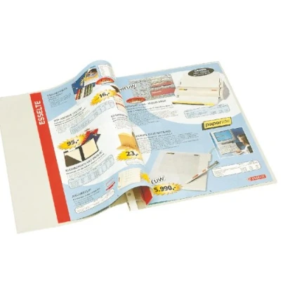 Image of Esselte Catalogue Punched Pocket, Pack of 5, A4, Transparent, Matte, 90 Micron PVC Material, 54902