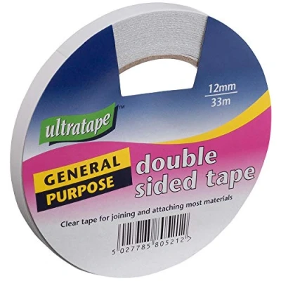 Image of CLR D/S Tape 12MM X 33M Double Sided Tape, 1 Qty RT09201233