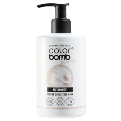 Image of Jerome Russell Color Bomb Blondes Ice Blonde Colour Depositing Conditioning Mask, 300ml