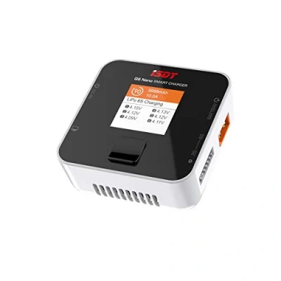 Image of ISDT Q6 Nano Lipo Charger,DC 200W Smart Digital Charger for RC Batteries,Universal Balance Discharge LiFe/Lilon/LiPo/LiHV (1 6S),NiMH/Cd 16S),Pb 12S) Batteries
