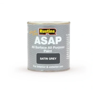 Image of RUSTINS ASAP Paint Grey 500ml