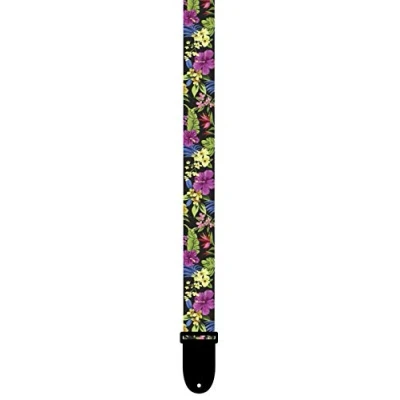 Image of Perri&#039;s Leathers UKLPCP 6670 Polyester Ukulele Straps 1.5&quot;, Multicolor Floral