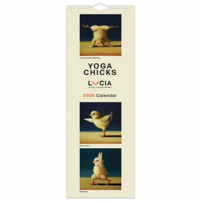 Image of Yoga Chicks Slim Calendar 2026