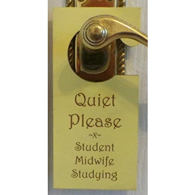 Image of Personalised Custom Wooden Door hanger Any Text Message